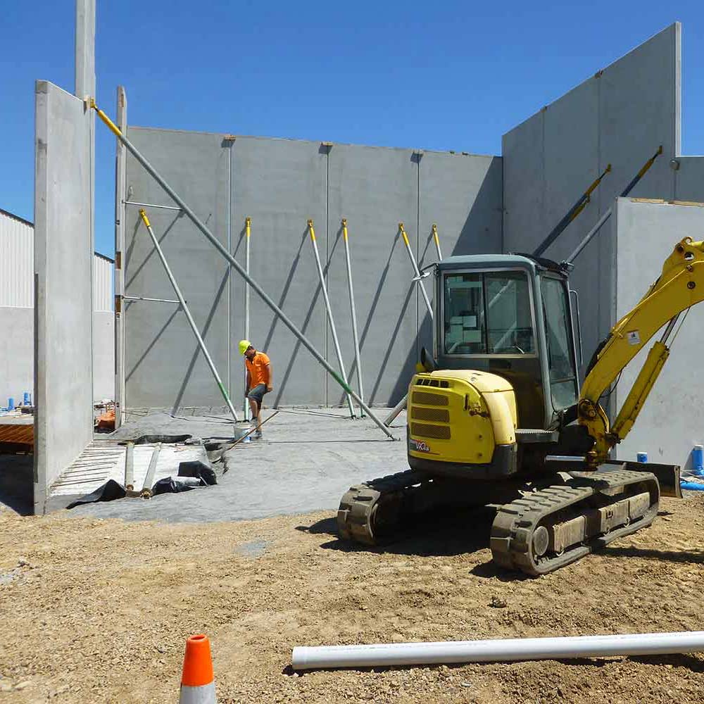 Homestead Construction dance studio Plimmerton precast concrete panels